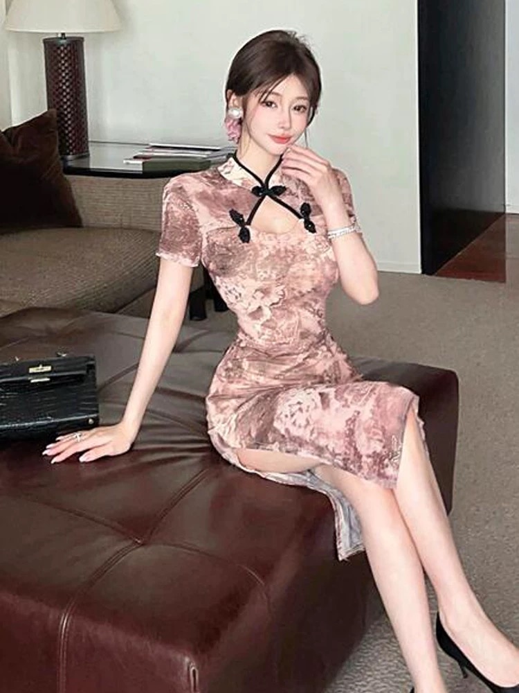 Message received qipao dress Q217 images